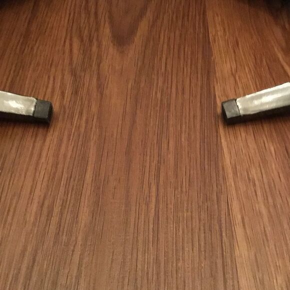 ANTONIO MELANI Black Leather Studded OPEN TOE High Heel MULES Dress SHOES - Picture 5 of 7